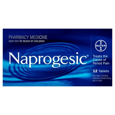 Naprogesic Period Pain 12 Tablets