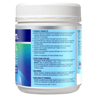 Ostelin Calcium & Vitamin D3 60 Tablets