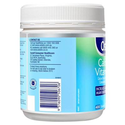 Ostelin Calcium & Vitamin D3 60 Tablets