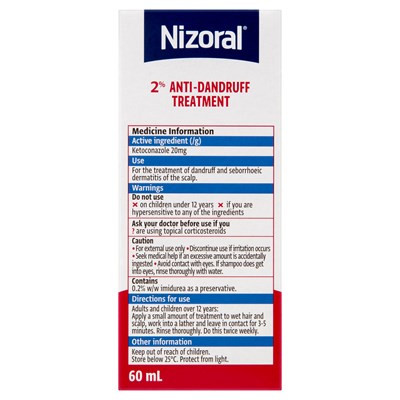 Nizoral Anti-Dandruff Treatment 2% 60mL