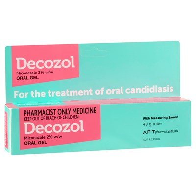 Decozol (miconazole) 2% Oral Gel 40g