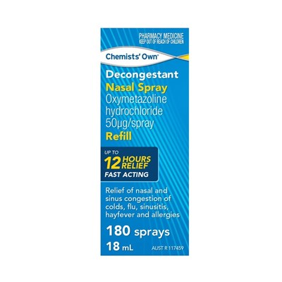 Chemists' Own Nasal Decongestant Spray 180 Sprays