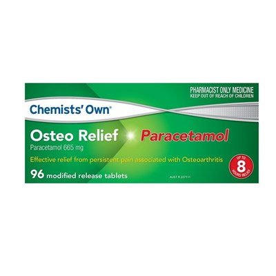 Chemists' Own Osteo Relief Paracetamol 96 Tablets