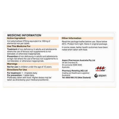 Maltofer Iron 100mg 100 Tablets