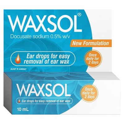 Waxsol Ear Drops 0.5% 10mL