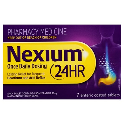 Nexium 24HR 20mg 7 Tablets