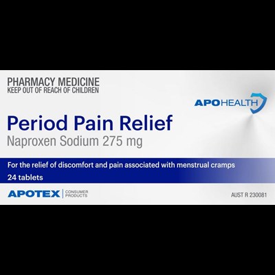 ApoHealth Period Pain 24 Tablets
