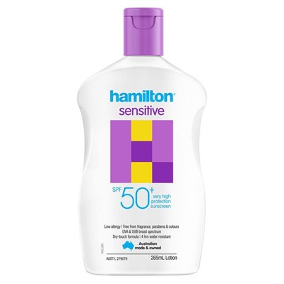 Hamilton Sensitive SPF50+ Lotion 265mL