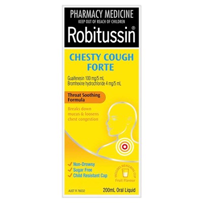 Robitussin Chesty Cough Forte Liquid 200mL