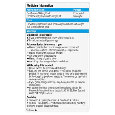 Robitussin Chesty Cough Forte Liquid 200mL