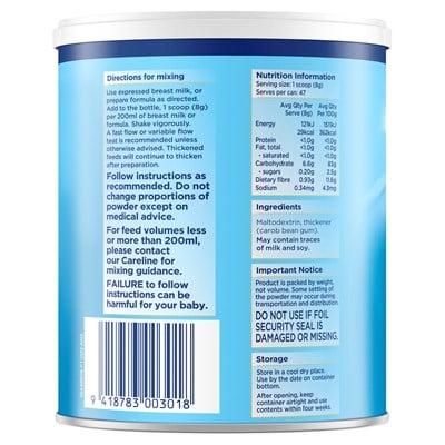 Aptamil Feed Thickener Suitable From Birth 380g