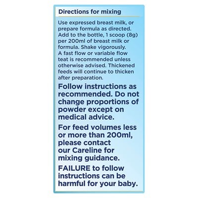 Aptamil Feed Thickener Suitable From Birth 380g