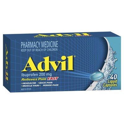 Advil Liquid 40 Capsules