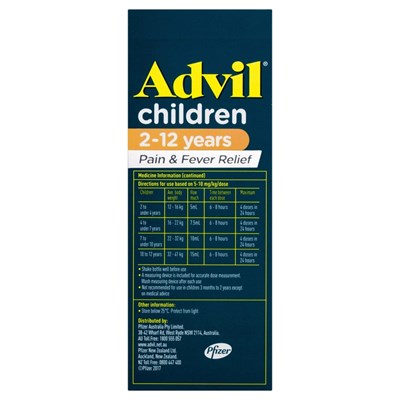 Advil Children 2-12 Years 200mL