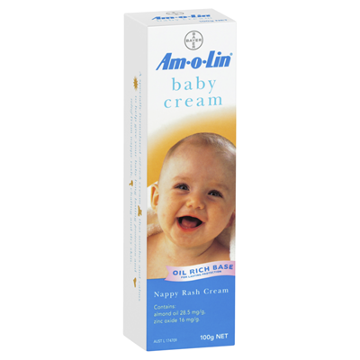 Amolin Nappy Rash Baby Cream 100g