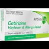 ApoHealth Cetirizine Hayfever & Allergy Relief (certizine hydrochloride) 10mg Tablets 50