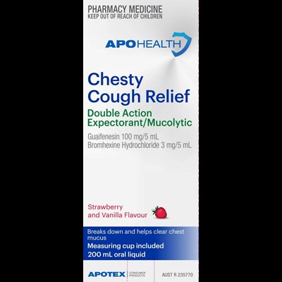 ApoHealth Chesty Cough Relief Double Action 200mL