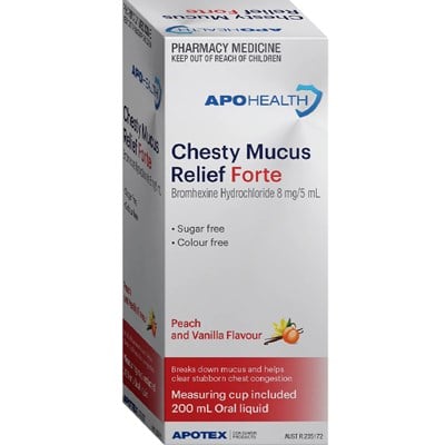 ApoHealth Chesty Mucus Relief Forte 200mL
