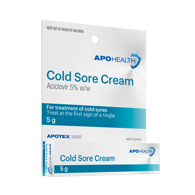 ApoHealth Cold Sore Cream 5g