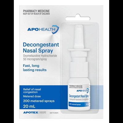 ApoHealth Decongestant Nasal Spray 20mL