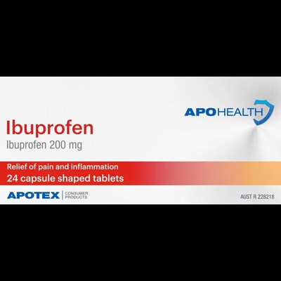 ApoHealth Ibuprofen 200mg 24 Tablets