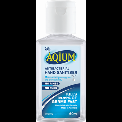 Aqium Antibacterial Hand Sanitiser 60mL