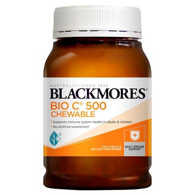 Blackmores Bio C 500 Chewable 200 Tablets