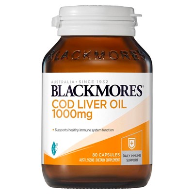 Blackmores Cod Liver Oil 1000mg 80 Caps