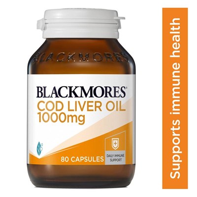 Blackmores Cod Liver Oil 1000mg 80 Caps