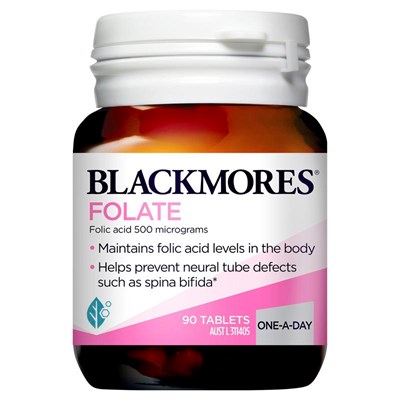 Blackmores Folate 500mcg 90 Tabs