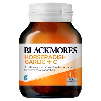 Blackmores Horseradish Garlic + C 50 Tablets