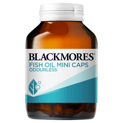 Blackmores Fish Oil Mini Caps Odourless 200 Capsules