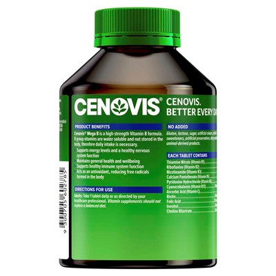 Cenovis Mega B Value Size 200 Tablets