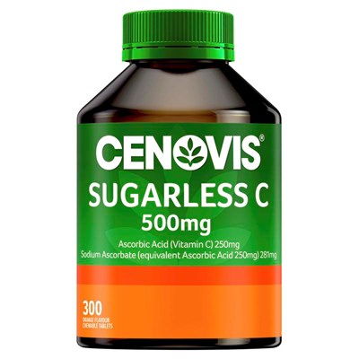 Cenovis Sugarless C 500mg 300 Chewable Tablets