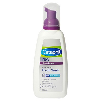 Cetaphil Pro Acne Prone Oil Control Foam Face Wash 236mL