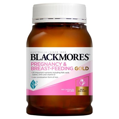 Blackmores Pregnancy and Breast-Feeding Gold 180 Capsules