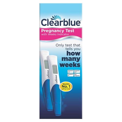 Clearblue Digital Pregnancy Test with Weeks Indicator (2 Tests)
