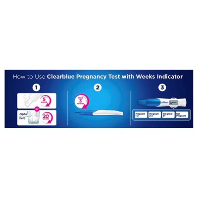 Clearblue Digital Pregnancy Test with Weeks Indicator (1 Test)