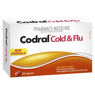 Codral PE Cold & Flu 24 Tablets