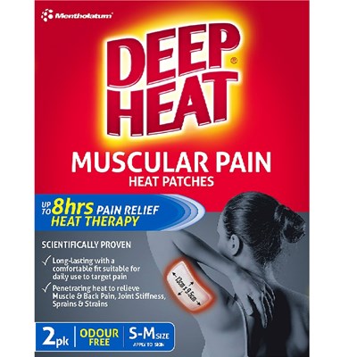 Deep Heat Muscular Pain Patches 2 Pack