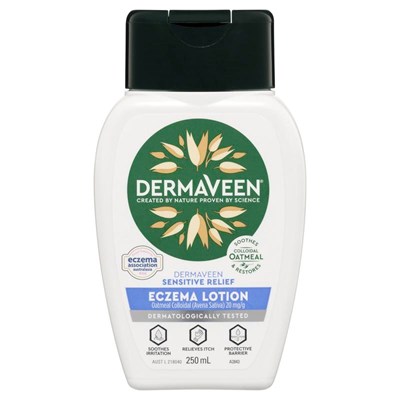 DermaVeen Sensitive Relief Eczema Lotion 250mL