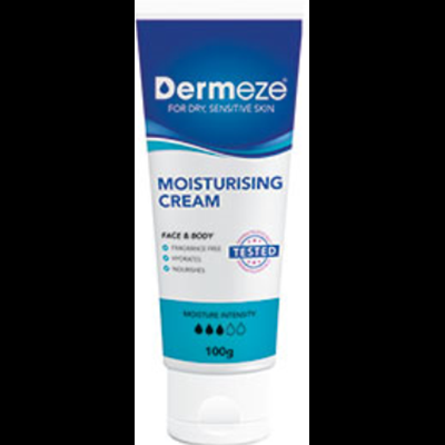 Dermeze Moisturising Cream Tube 100g