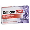 Difflam Plus Anaesthetic Sore Thraot Lozenges Blackcurrent Flavour 16s