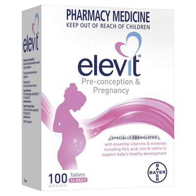 Elevit Pre-conception and Pregnancy 100 Tablets