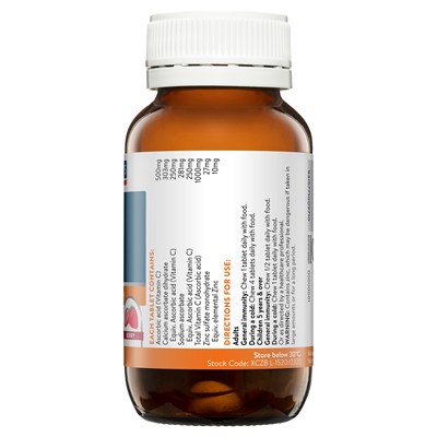 Ethical Nutrients Extra C Zingles Berry 50 Tablets
