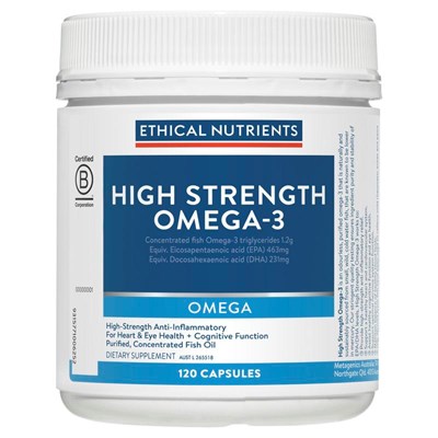 High Strength Omega-3 120 Capsules