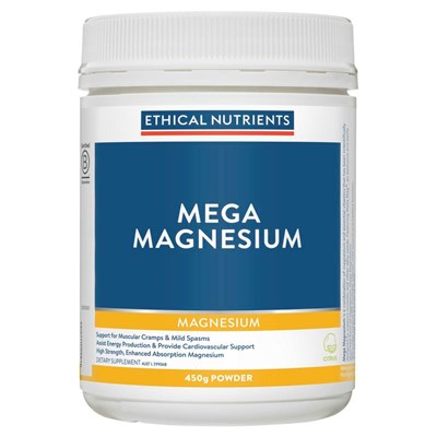 Mega Magnesium Citrus 450g Powder