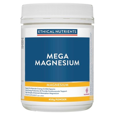 Mega Magnesium Raspberry 450g Powder