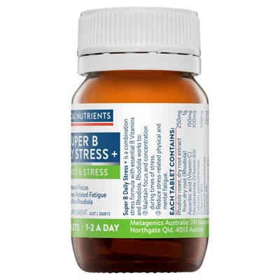 Ethical Nutrients Super B Daily Stress + 30 Tablets