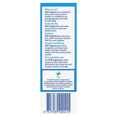 FESS Original Nasal Saline Spray 75mL